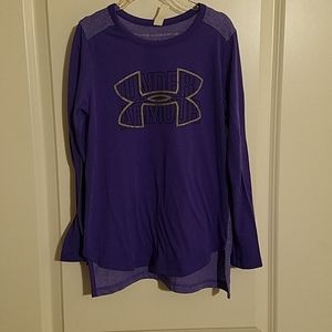 Long sleeve purple Under Armour shirt